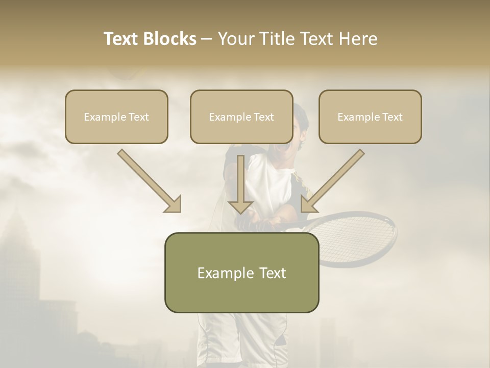 Sunset Sky City PowerPoint Template