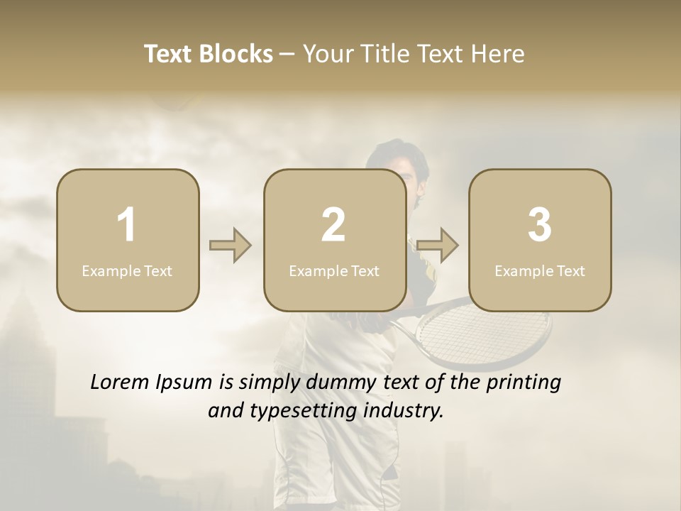 Sunset Sky City PowerPoint Template