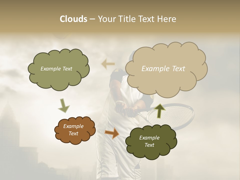 Sunset Sky City PowerPoint Template