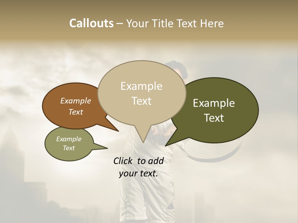 Sunset Sky City PowerPoint Template