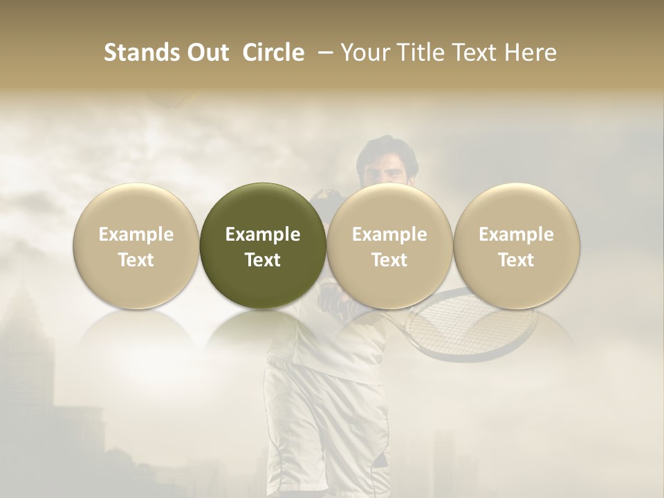 Sunset Sky City PowerPoint Template