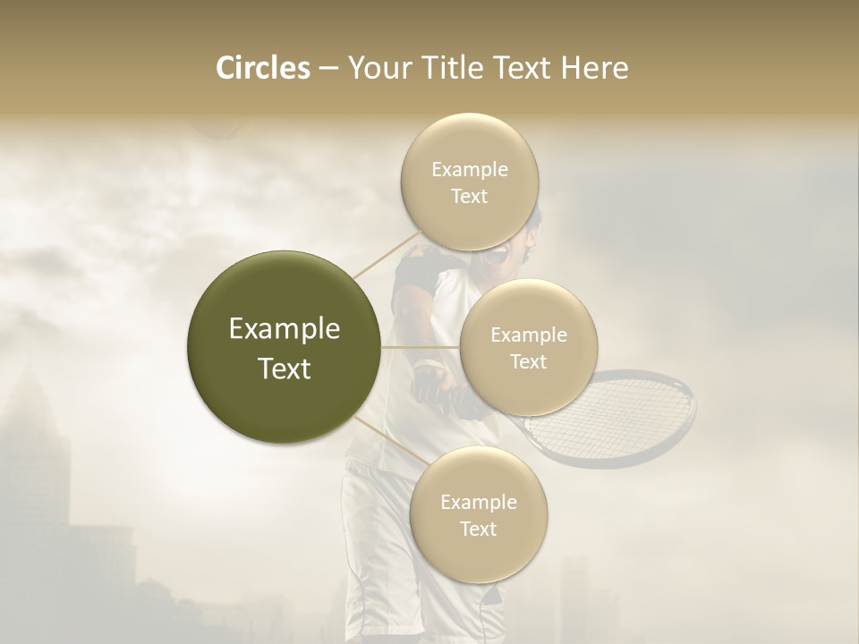 Sunset Sky City PowerPoint Template