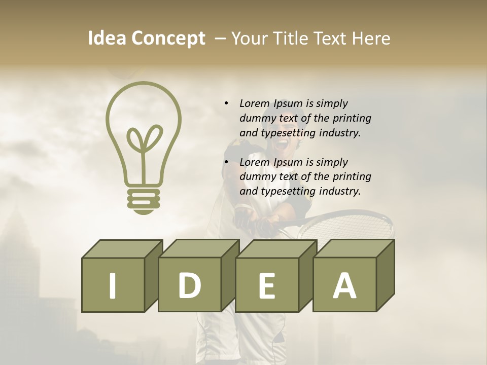 Sunset Sky City PowerPoint Template