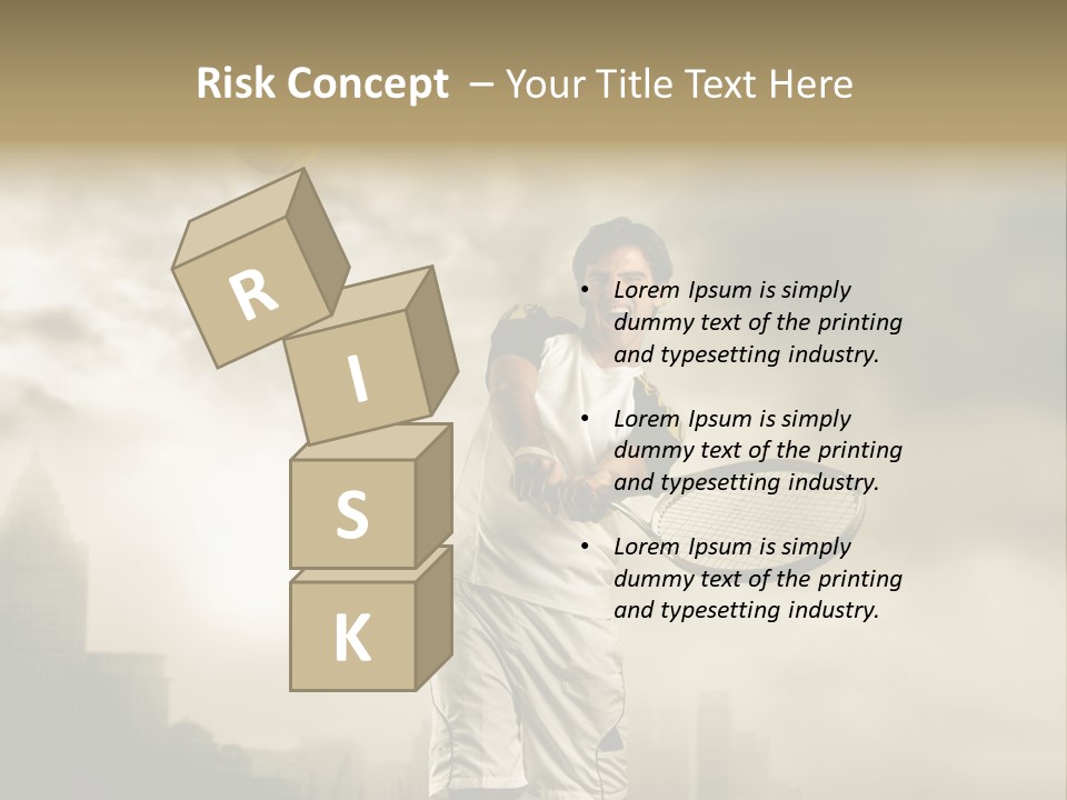 Sunset Sky City PowerPoint Template