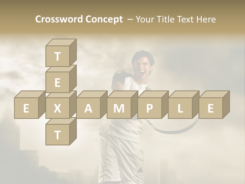 Sunset Sky City PowerPoint Template