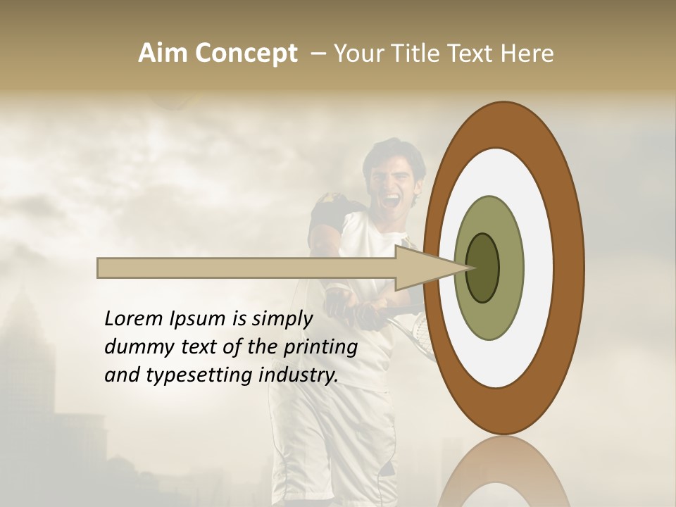 Sunset Sky City PowerPoint Template