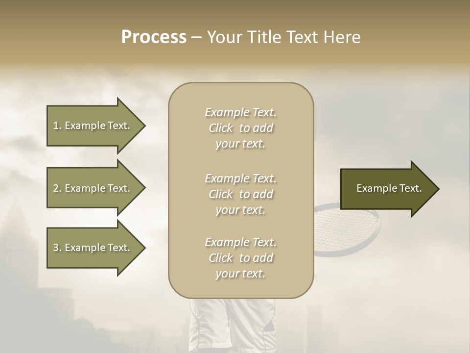 Sunset Sky City PowerPoint Template