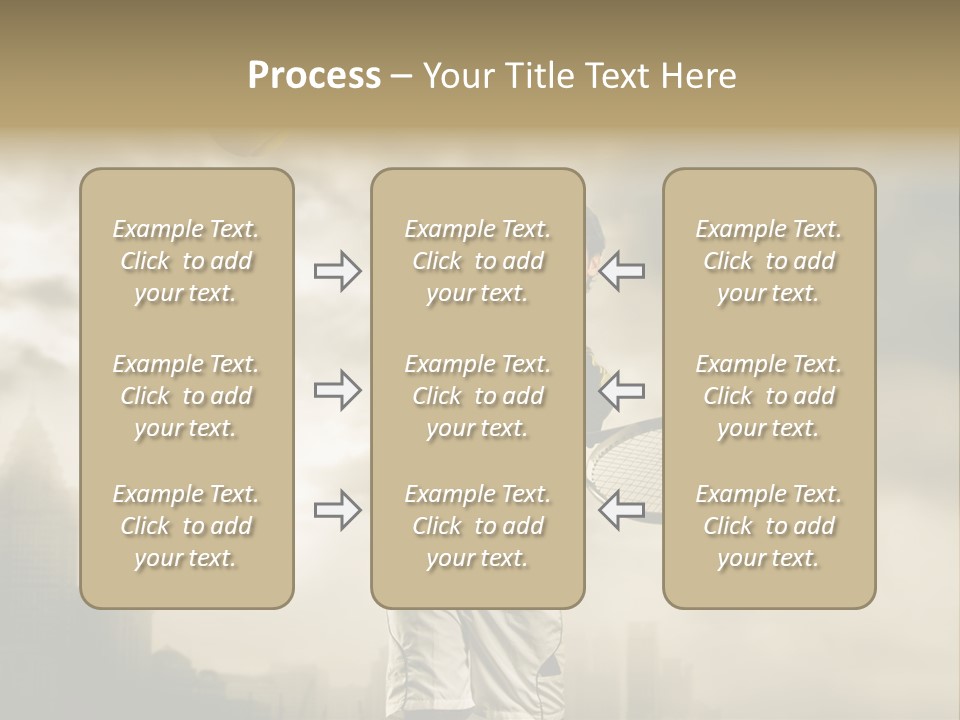 Sunset Sky City PowerPoint Template