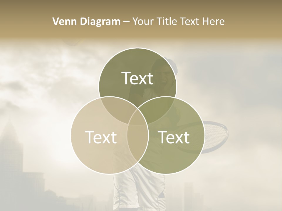 Sunset Sky City PowerPoint Template