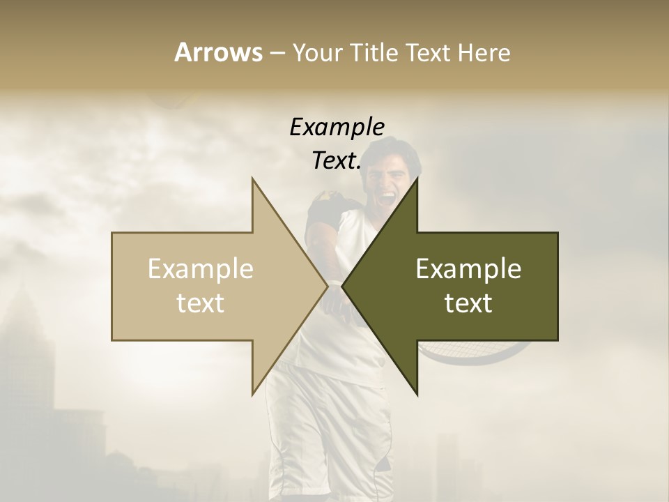 Sunset Sky City PowerPoint Template