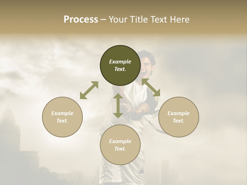 Sunset Sky City PowerPoint Template