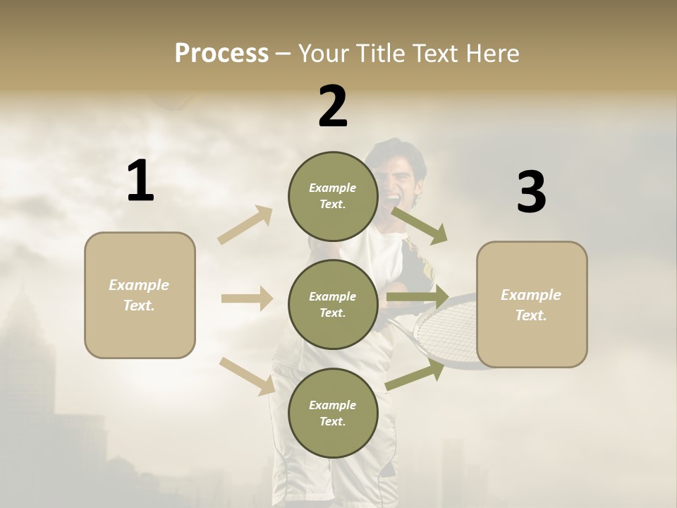 Sunset Sky City PowerPoint Template