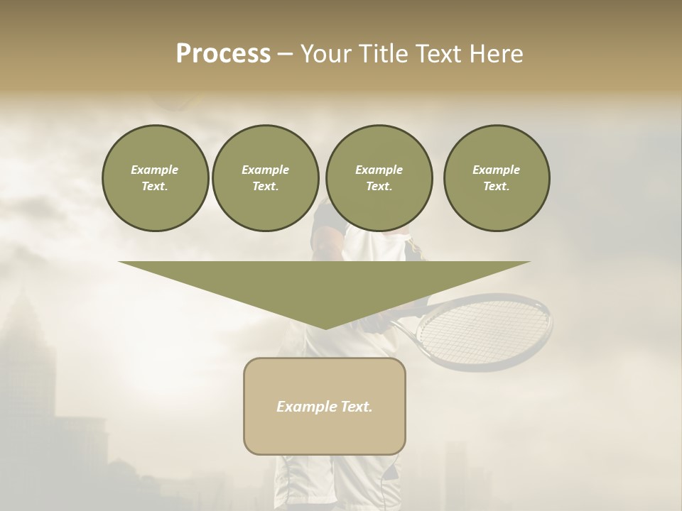 Sunset Sky City PowerPoint Template
