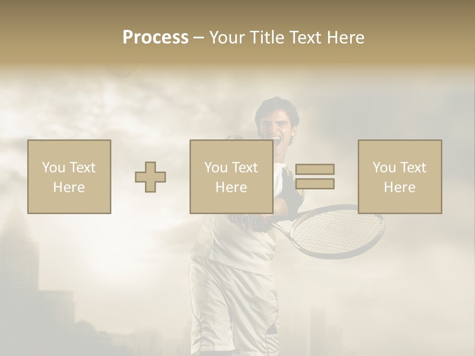 Sunset Sky City PowerPoint Template