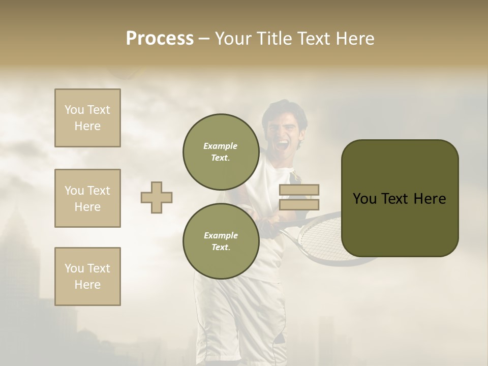 Sunset Sky City PowerPoint Template