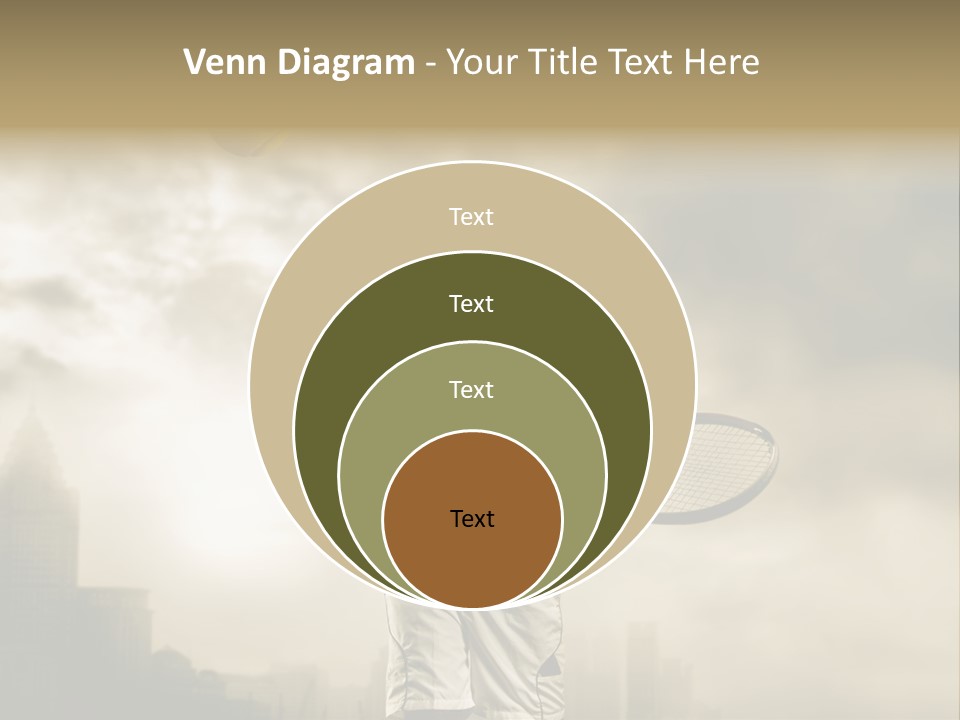 Sunset Sky City PowerPoint Template