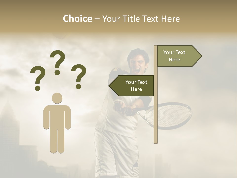 Sunset Sky City PowerPoint Template