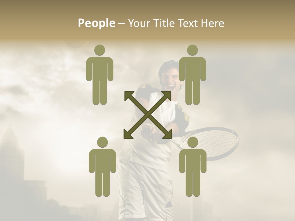 Sunset Sky City PowerPoint Template