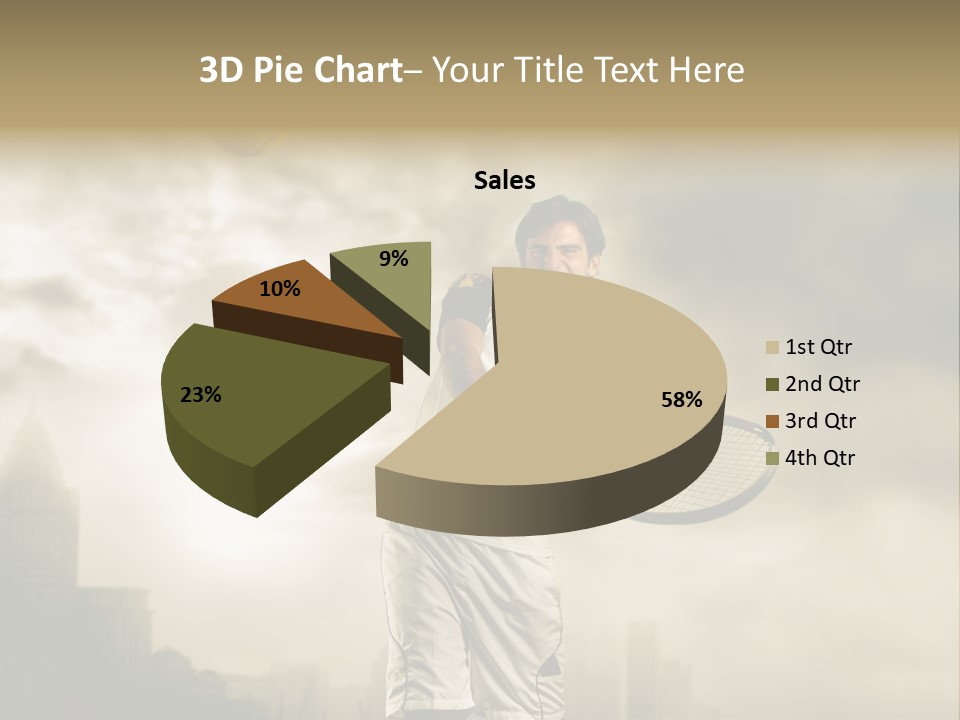 Sunset Sky City PowerPoint Template