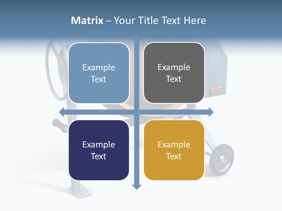 Concrete Machine Render PowerPoint Template