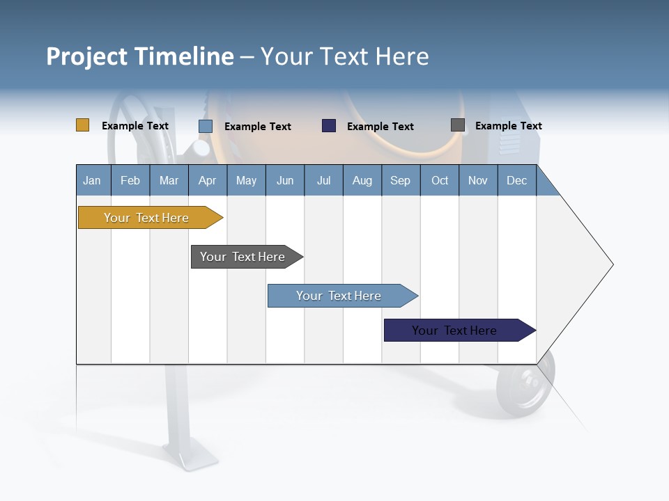 Concrete Machine Render PowerPoint Template