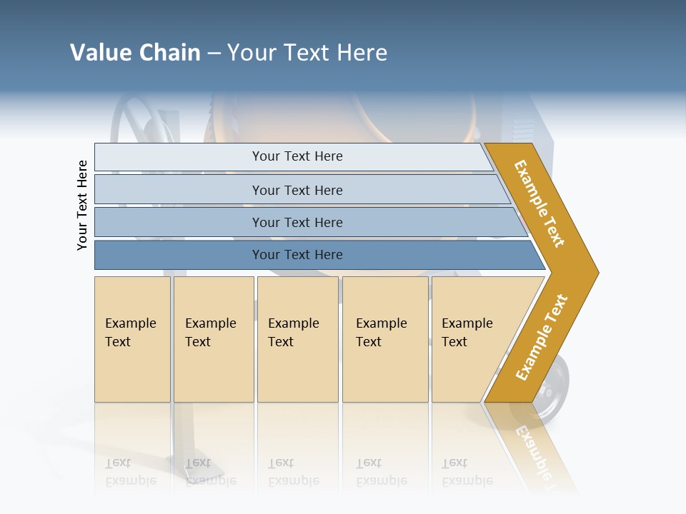 Concrete Machine Render PowerPoint Template