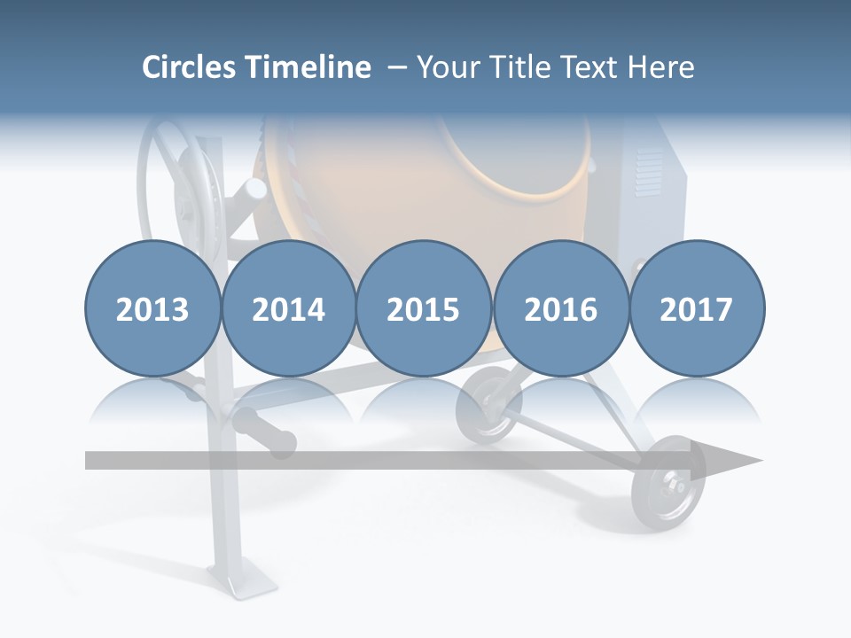 Concrete Machine Render PowerPoint Template
