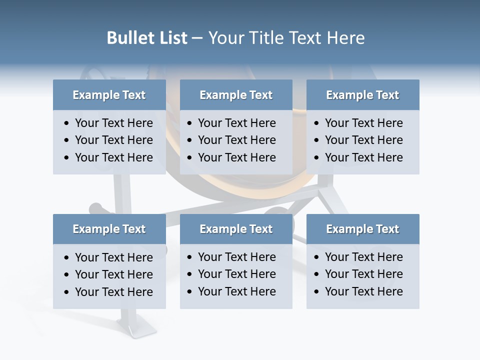 Concrete Machine Render PowerPoint Template