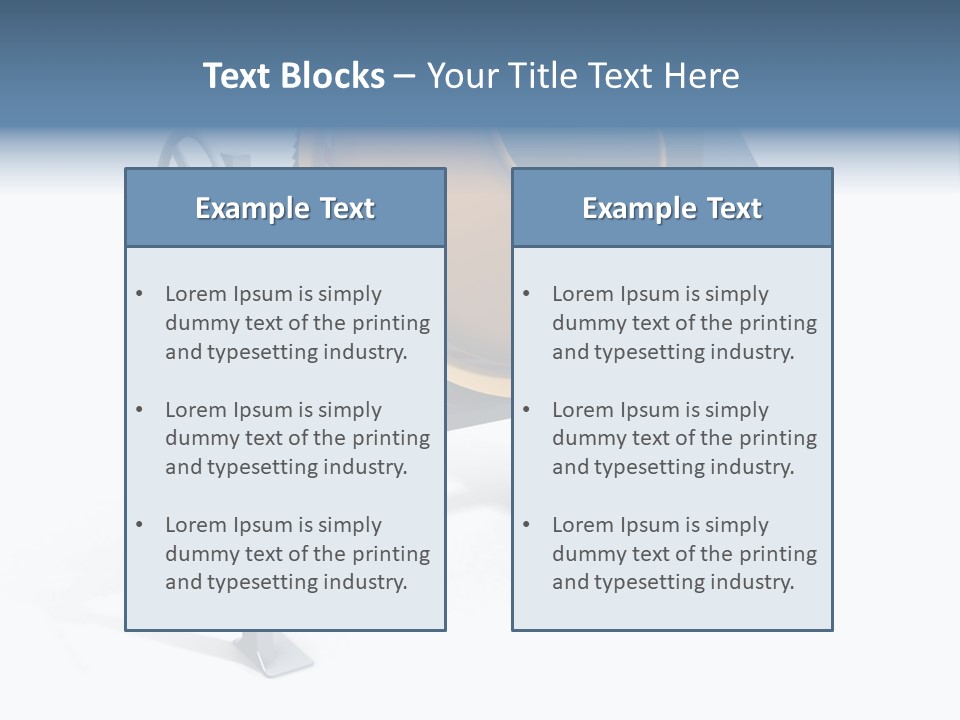 Concrete Machine Render PowerPoint Template