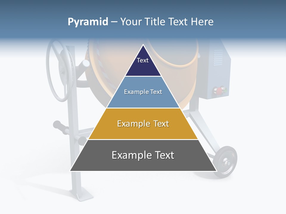 Concrete Machine Render PowerPoint Template