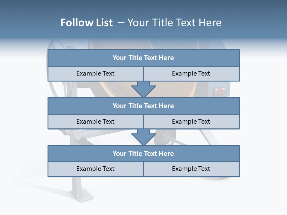 Concrete Machine Render PowerPoint Template
