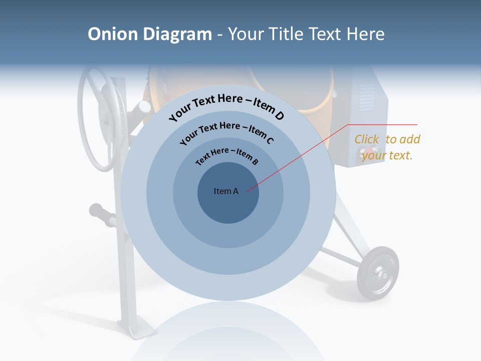 Concrete Machine Render PowerPoint Template