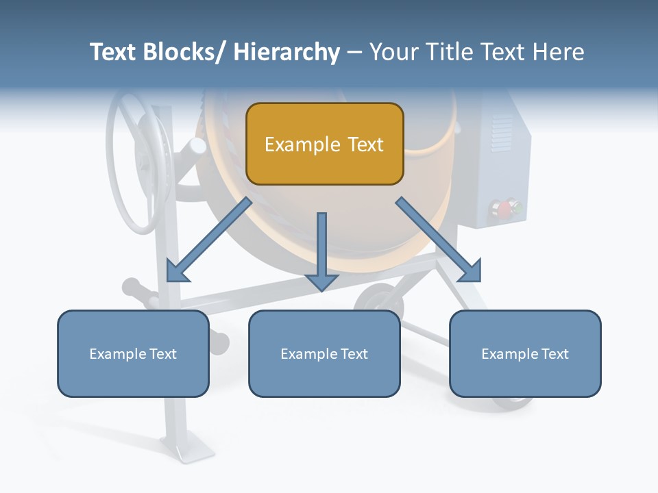 Concrete Machine Render PowerPoint Template