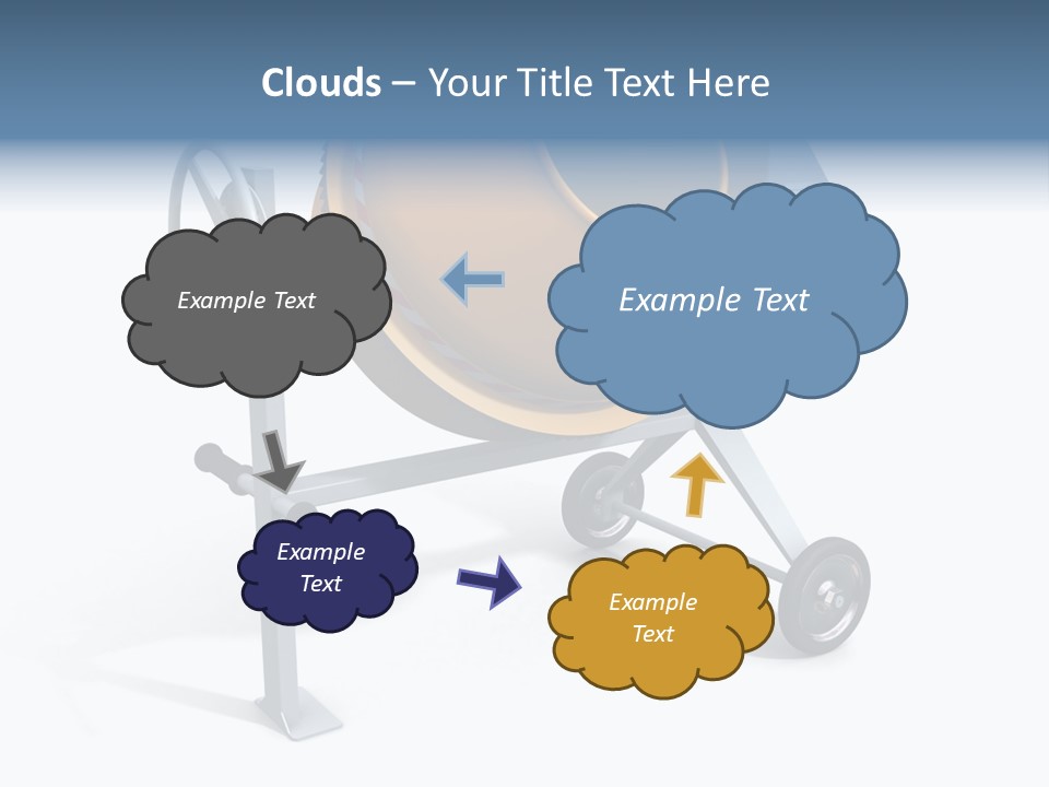 Concrete Machine Render PowerPoint Template