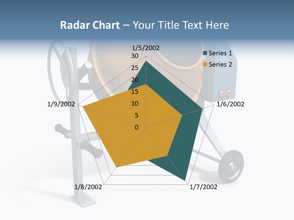 Concrete Machine Render PowerPoint Template