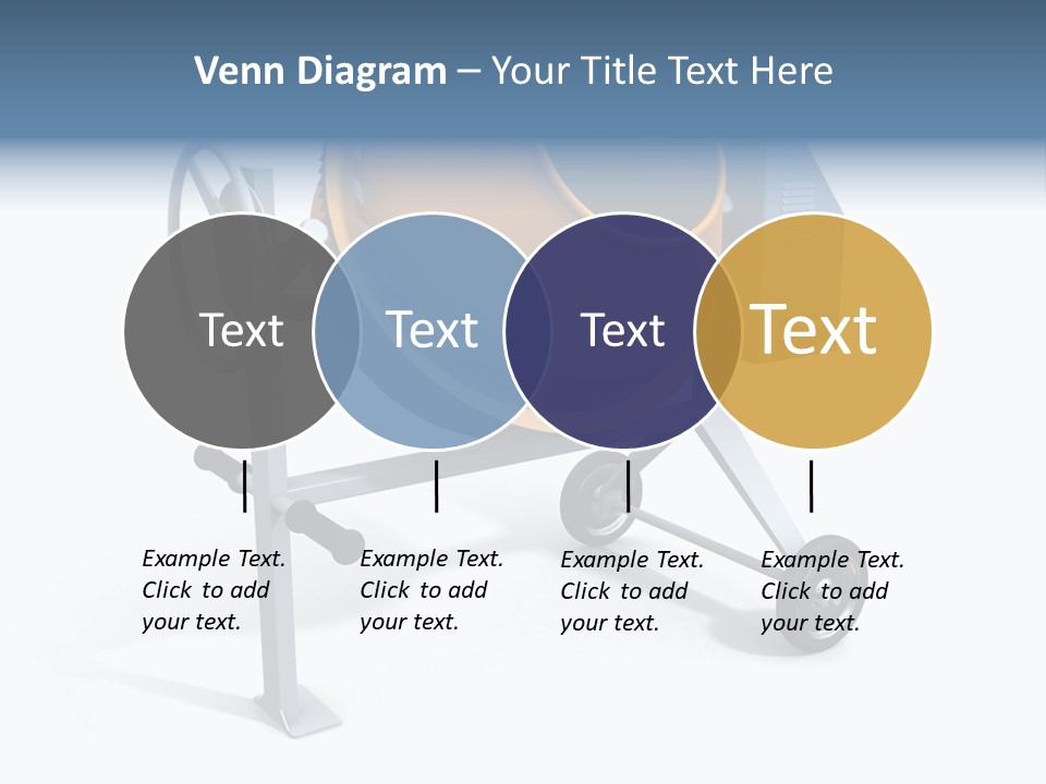 Concrete Machine Render PowerPoint Template