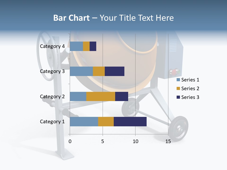 Concrete Machine Render PowerPoint Template