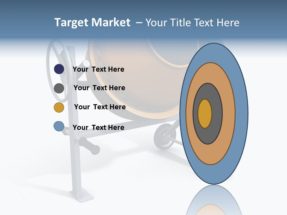 Concrete Machine Render PowerPoint Template