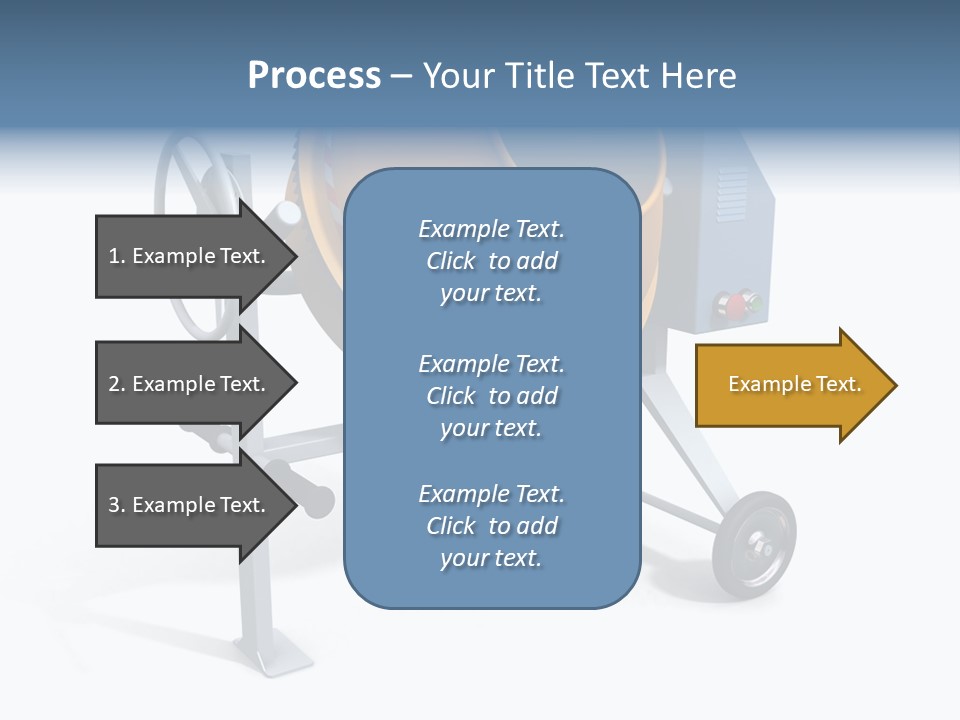 Concrete Machine Render PowerPoint Template