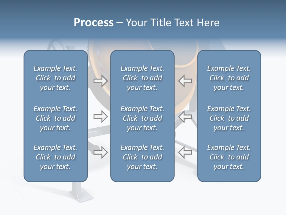 Concrete Machine Render PowerPoint Template