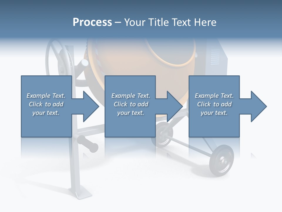 Concrete Machine Render PowerPoint Template