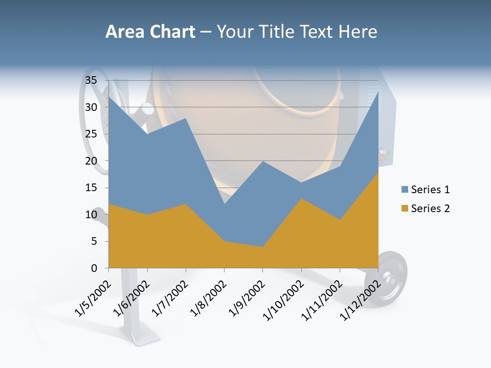 Concrete Machine Render PowerPoint Template