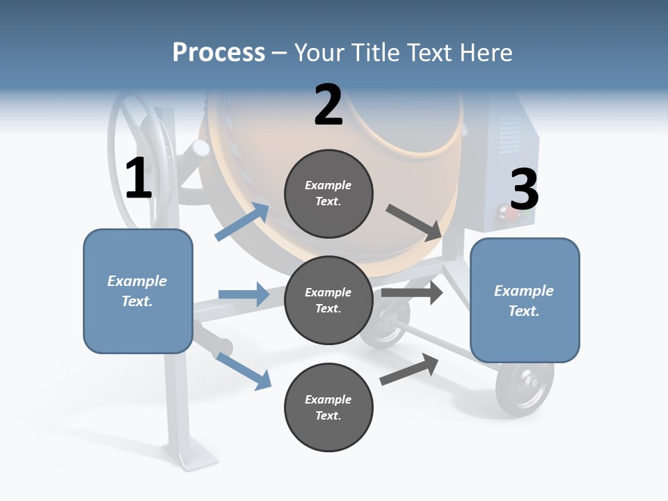 Concrete Machine Render PowerPoint Template