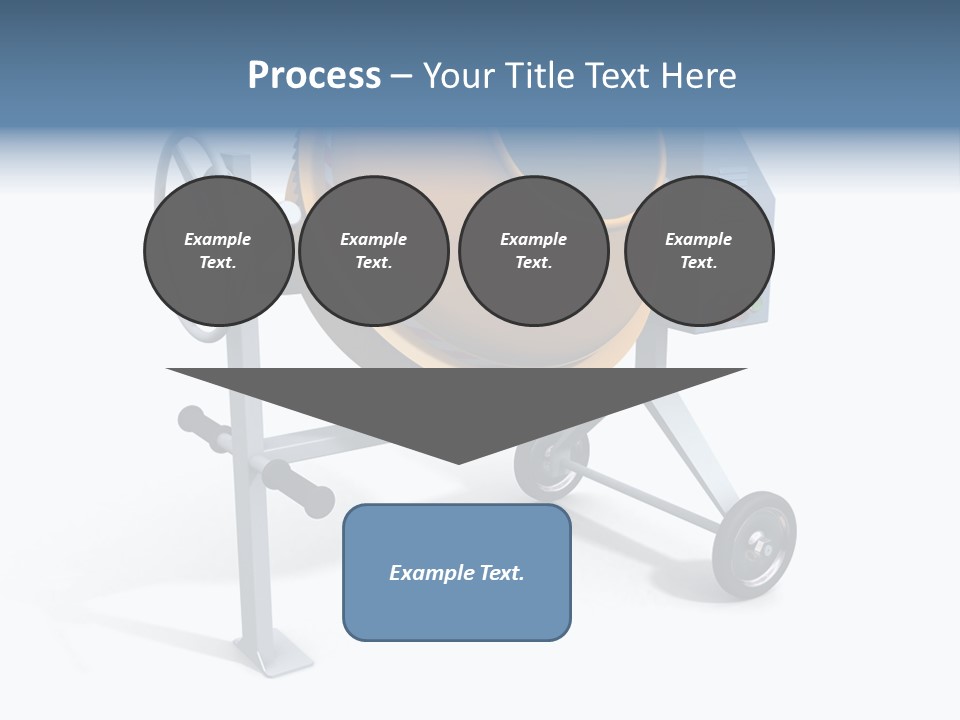 Concrete Machine Render PowerPoint Template