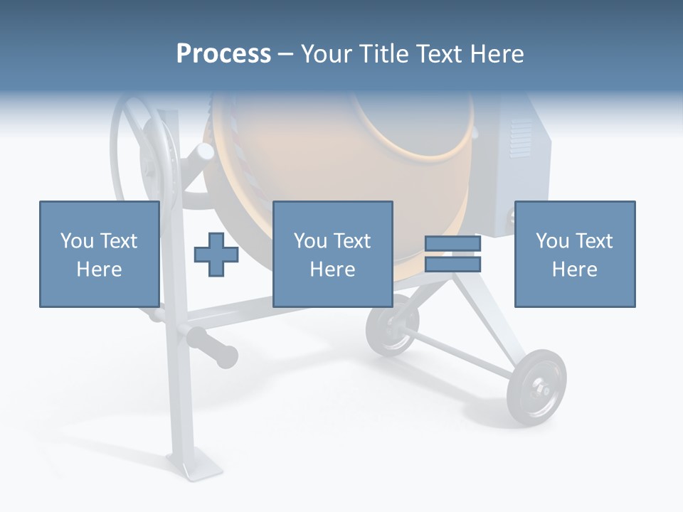 Concrete Machine Render PowerPoint Template