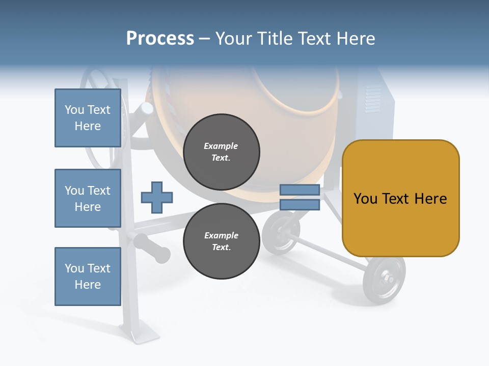 Concrete Machine Render PowerPoint Template