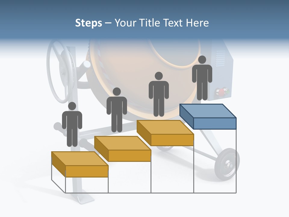 Concrete Machine Render PowerPoint Template