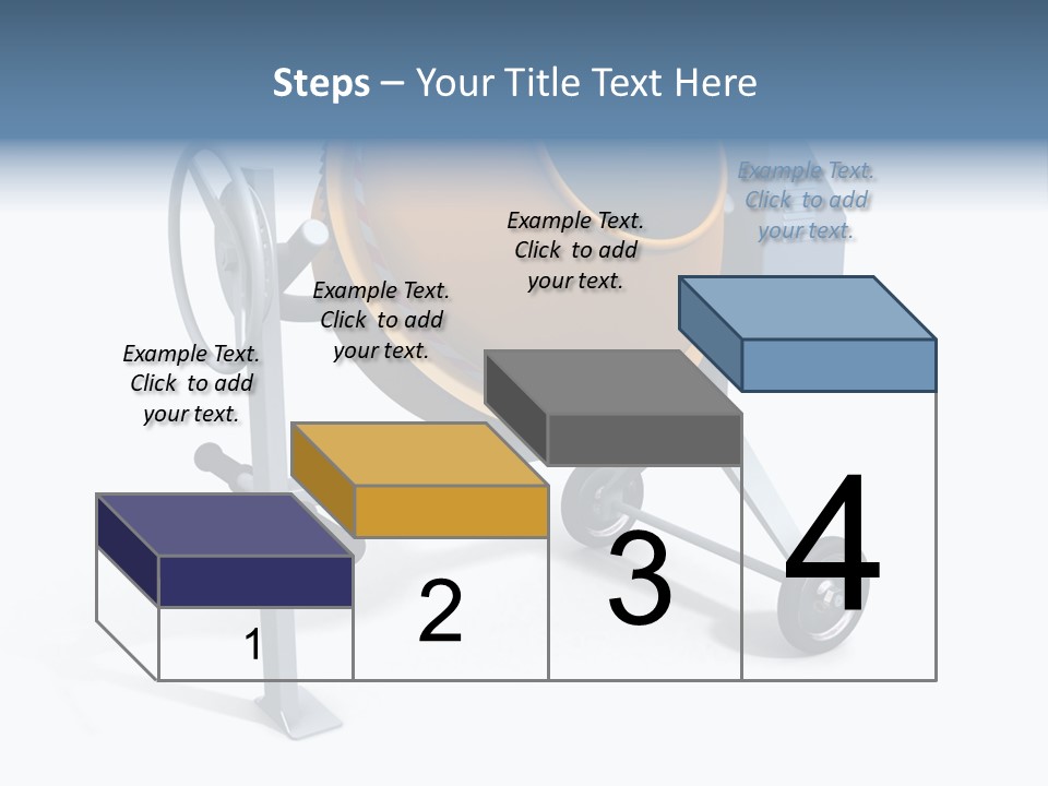 Concrete Machine Render PowerPoint Template