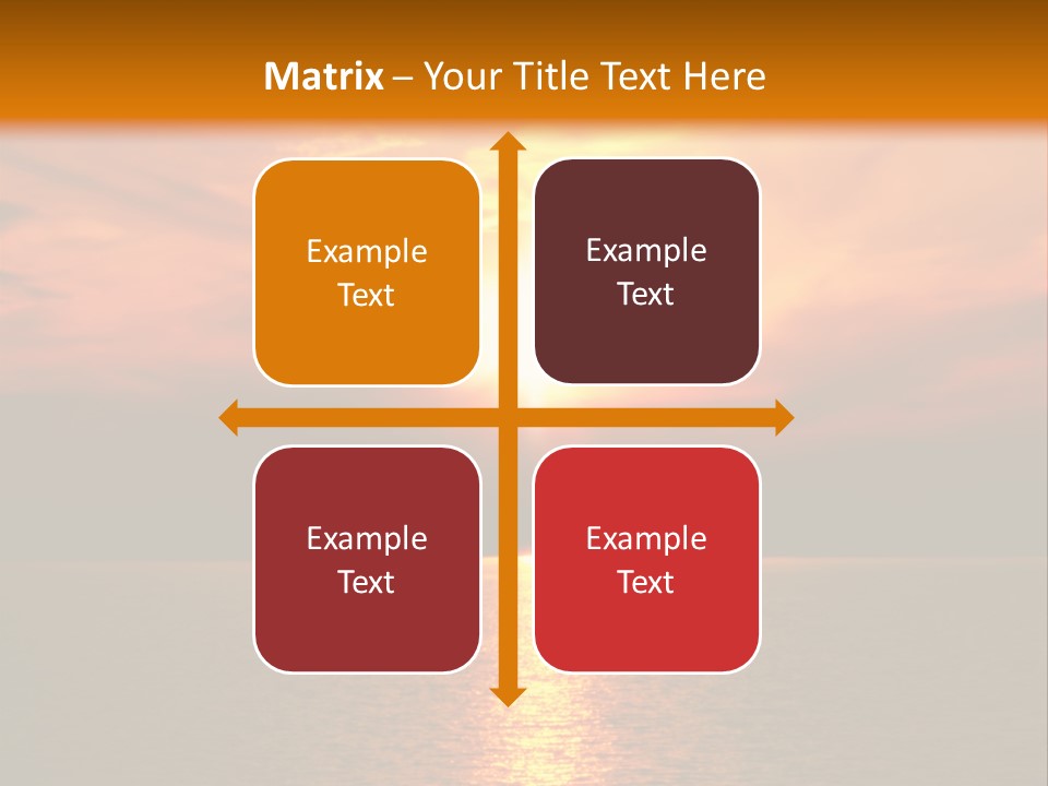 Twilight Horizon Nature PowerPoint Template
