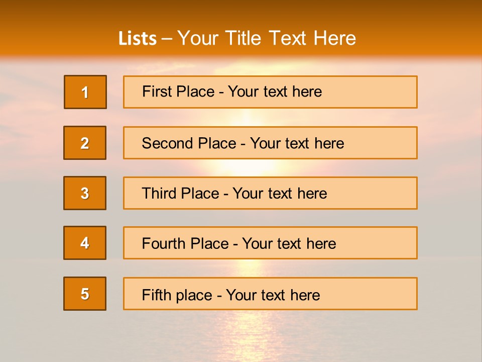 Twilight Horizon Nature PowerPoint Template
